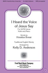 I Heard the Voice of Jesus Say SATB choral sheet music cover